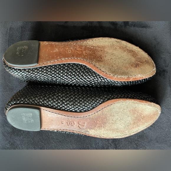 Joan & David Woven Patent Leather “Daemilie" Flats Sz 8 - Picture 6 of 6